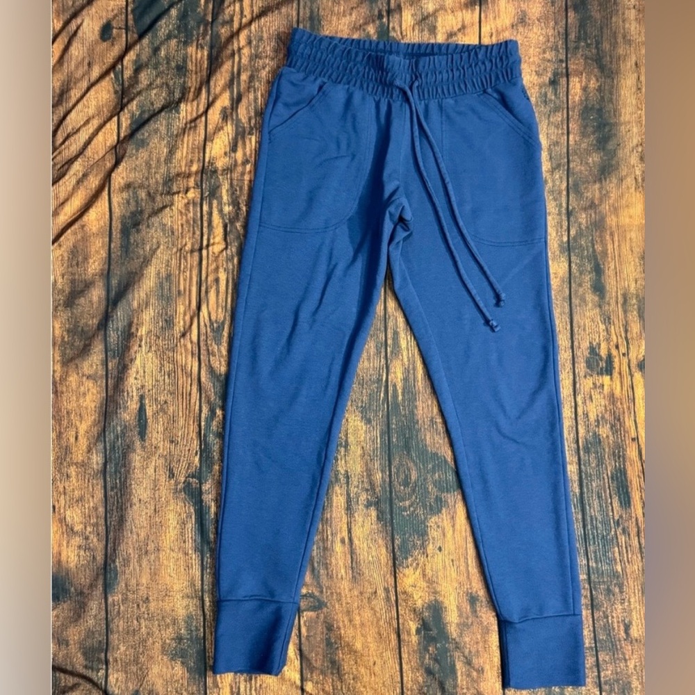 FP MOVEMENT ( Free People ) Sunny Skinny Sweatpant Jogger in Blue Small